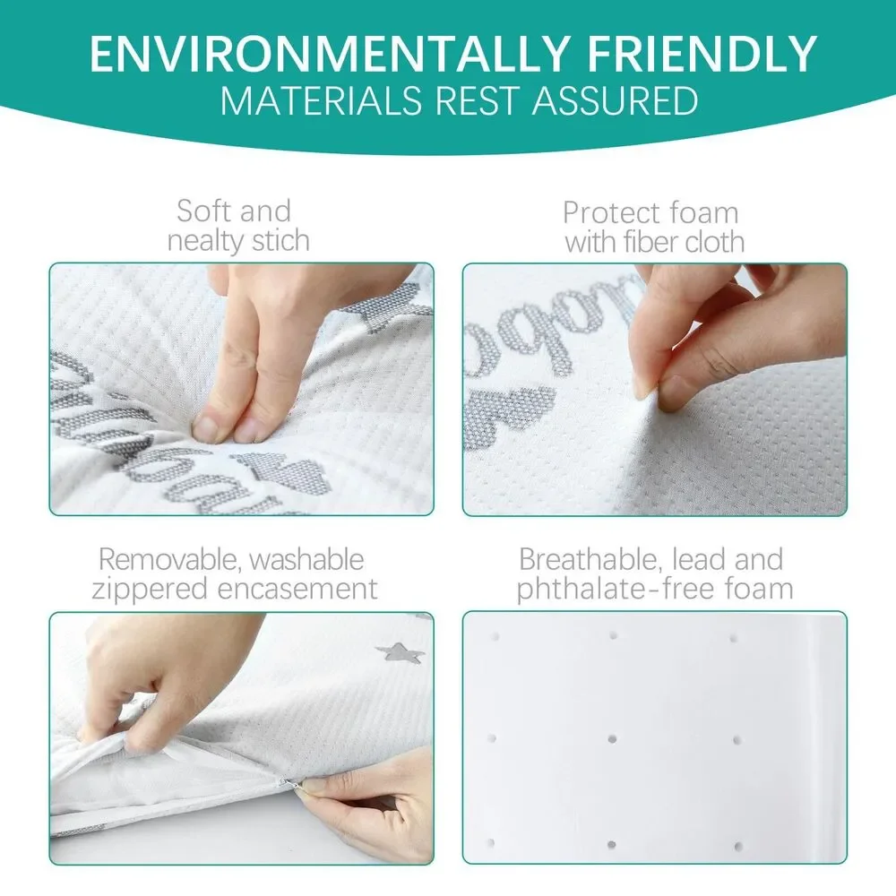 Waterproof Bassinet Mattress Topper w/ Removable Zippered Cover 36x20 NEW in BOX